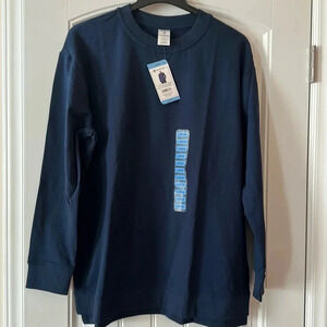 🎁 NWT French Terry Crew neck Sweater size large